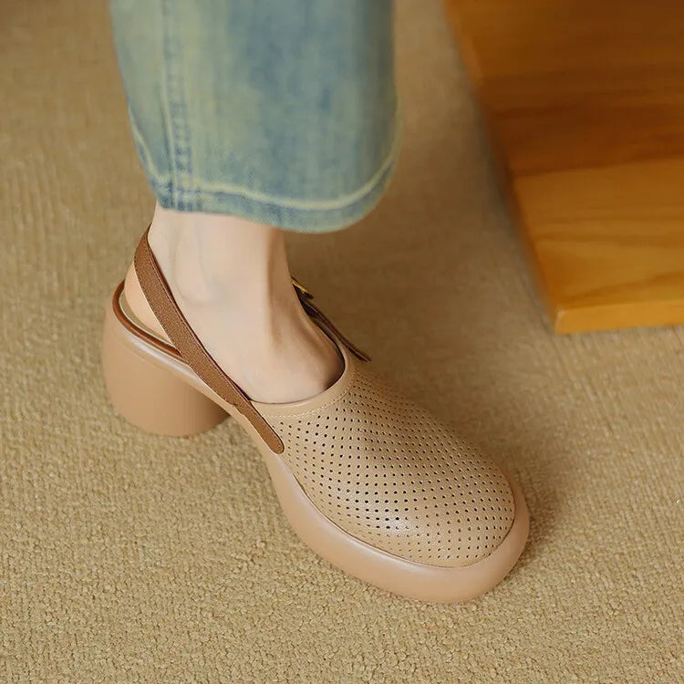 Sandalias Plataforma Cerradas Mujer