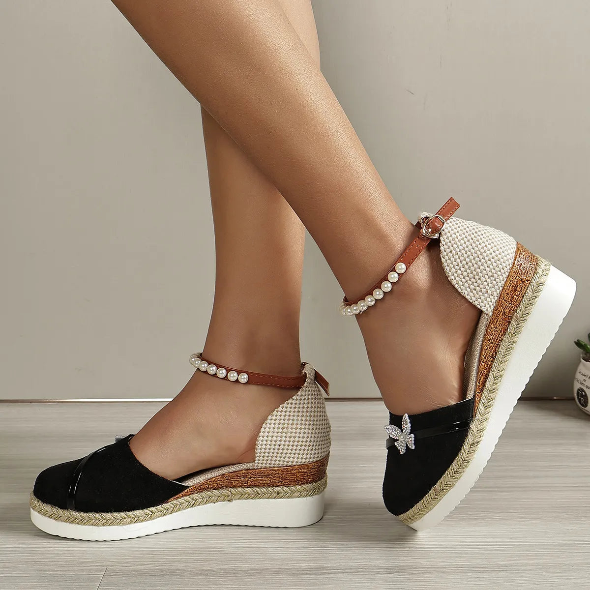 Sandalias de Tacón con Lazo para Mujer Elegantes - Vestiria