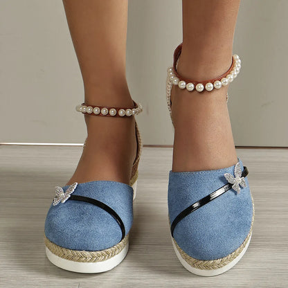 Sandalias de Tacón con Lazo para Mujer Elegantes