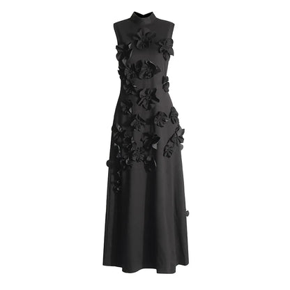 Vestido Largo Floral Rosado
