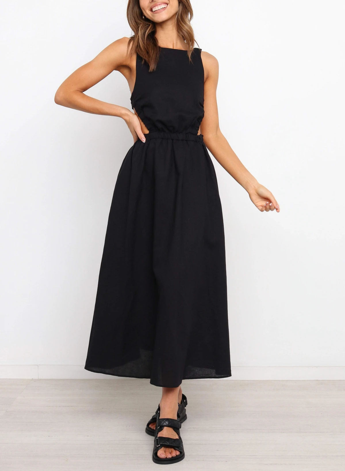 Vestido Mujer Algodón Lino Estilo Boho - Vestiria