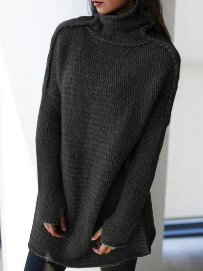 Sudadera Grande Cuello Alto Mujer