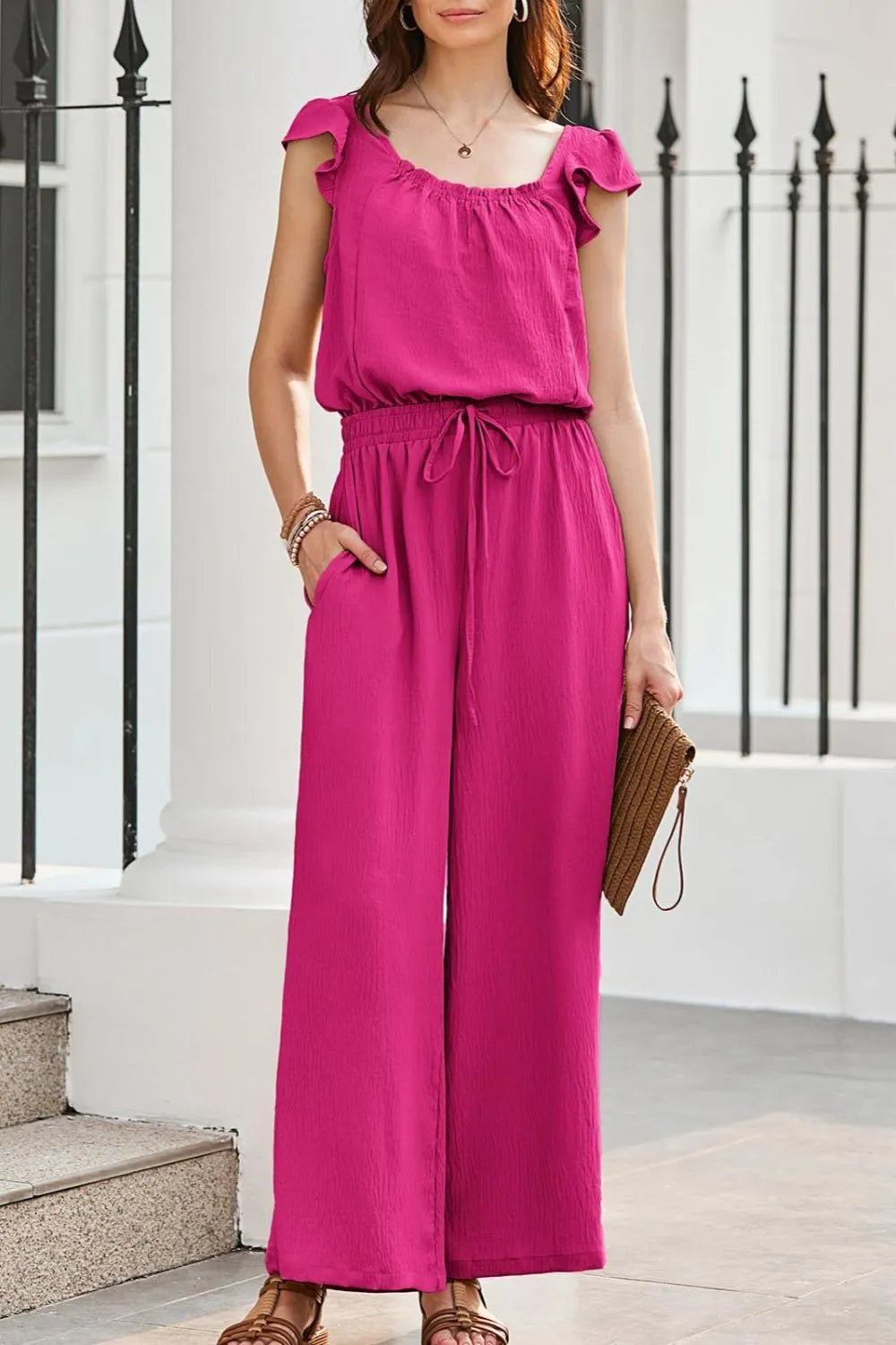 Mono Casual con Volantes Elegante - Vestiria
