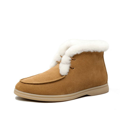 Botas Mujer Piel Sintética Invierno Cálido