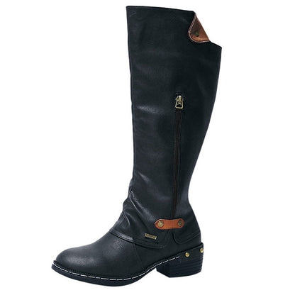 Botas Mujer Cremallera Alta Moda