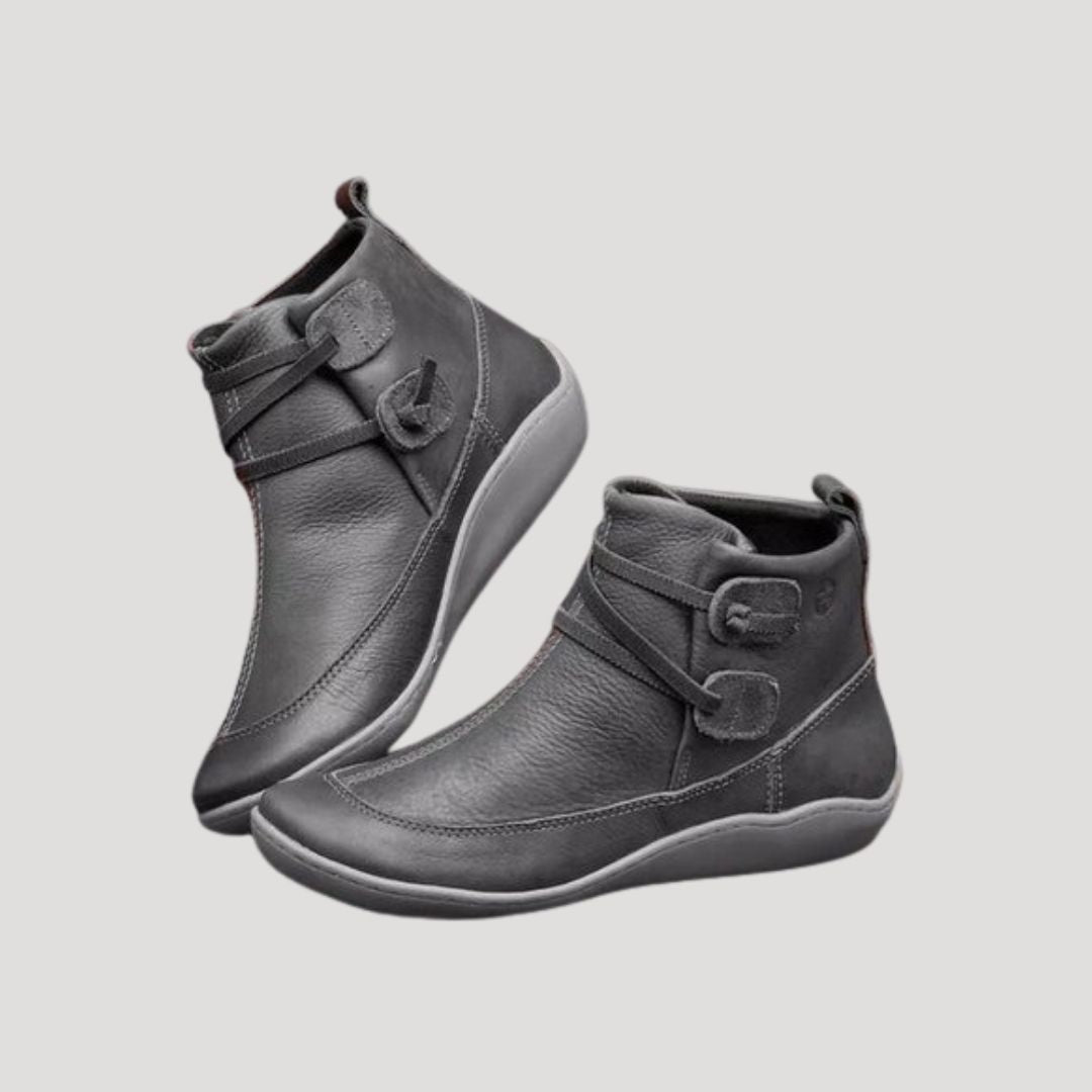 Botas Invierno Mujer Puntera Redonda