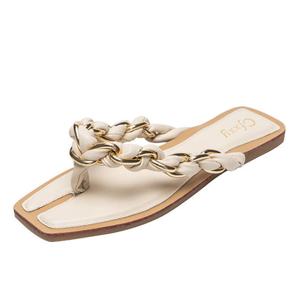Sandalias de Playa Mujer con Cadenas para Verano