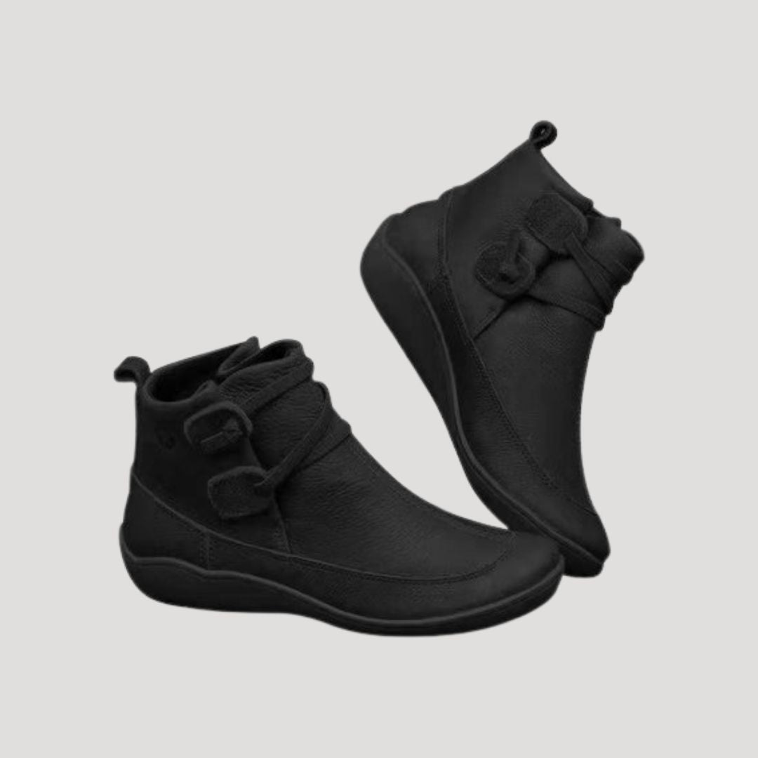 Botas Invierno Mujer Puntera Redonda