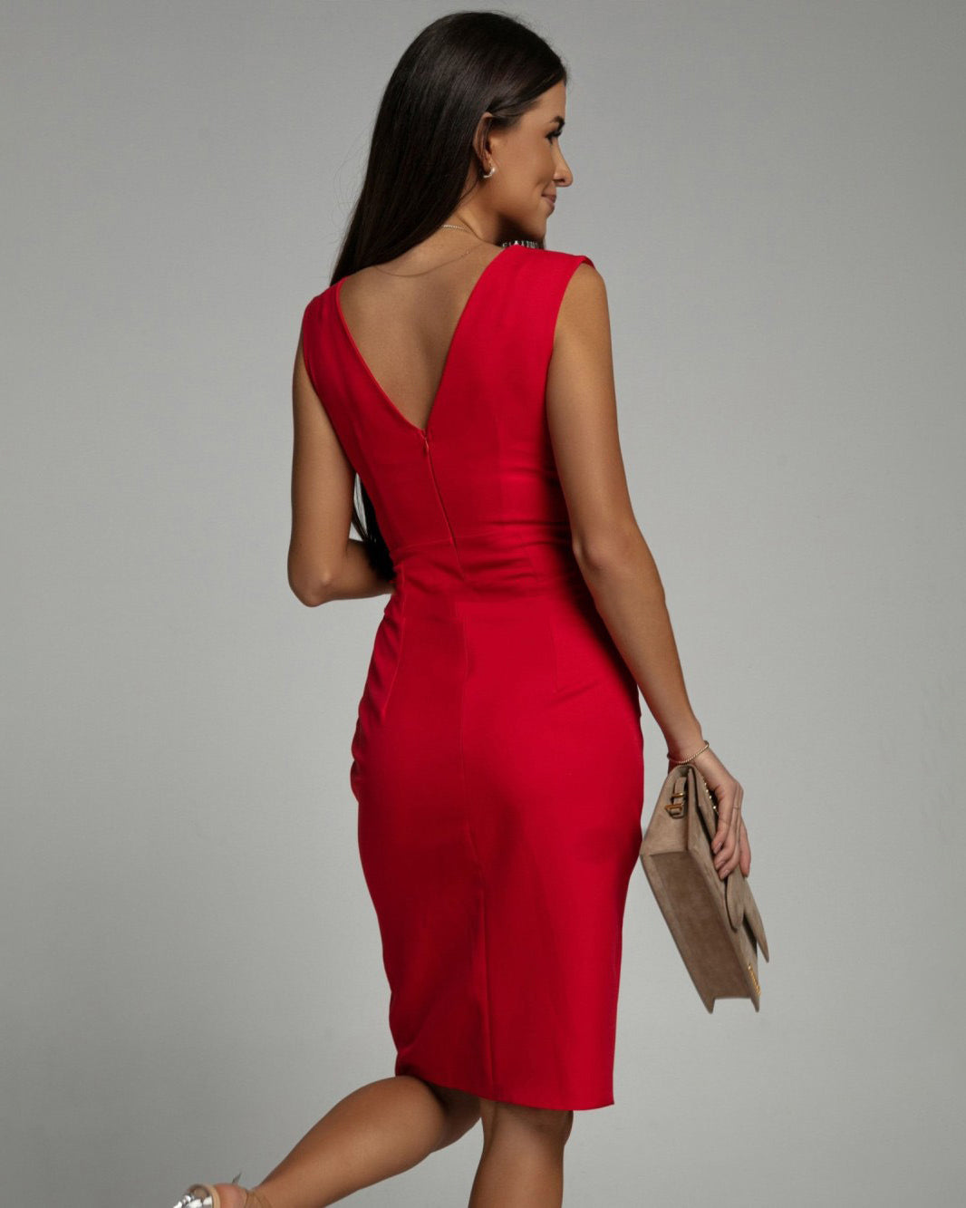 Vestido Mujer Cuello Alto Elegante - Vestiria