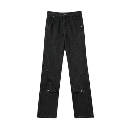 Pantalones Vaqueros Clásicos Moda Urbana