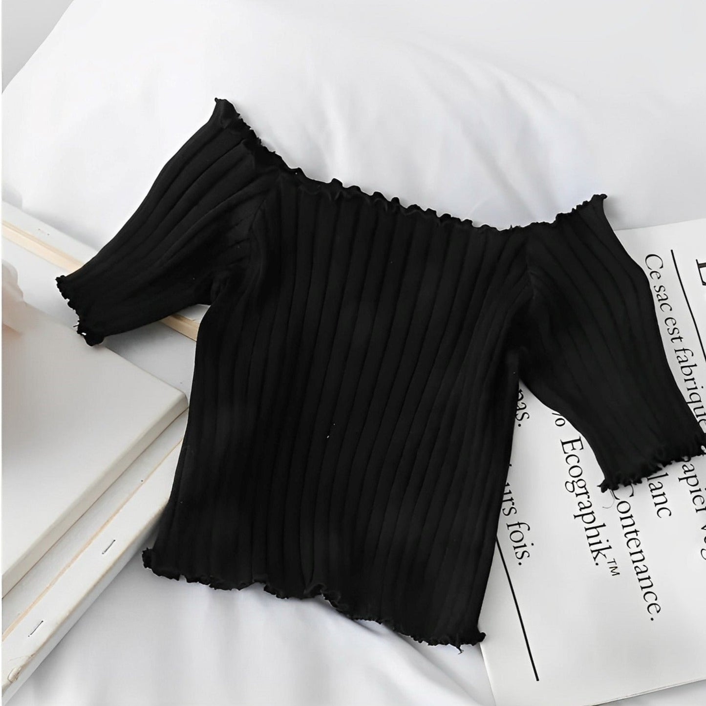 Top Punto Corto Elegante Mujer