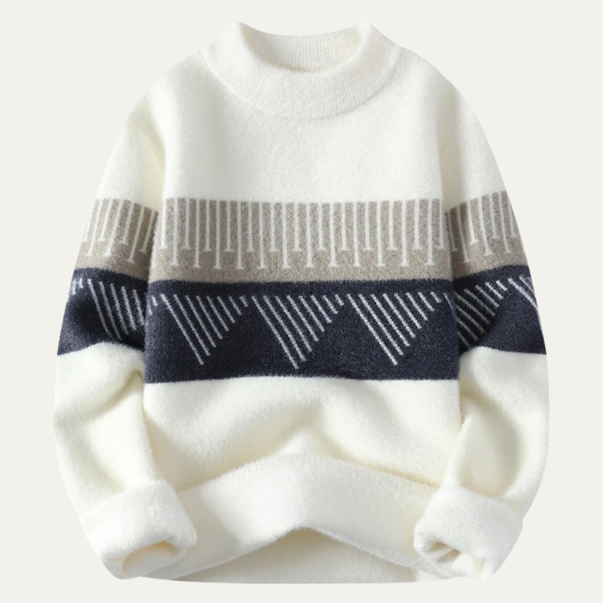 Jersey Punto Abstracto Invierno Hombre - Vestiria