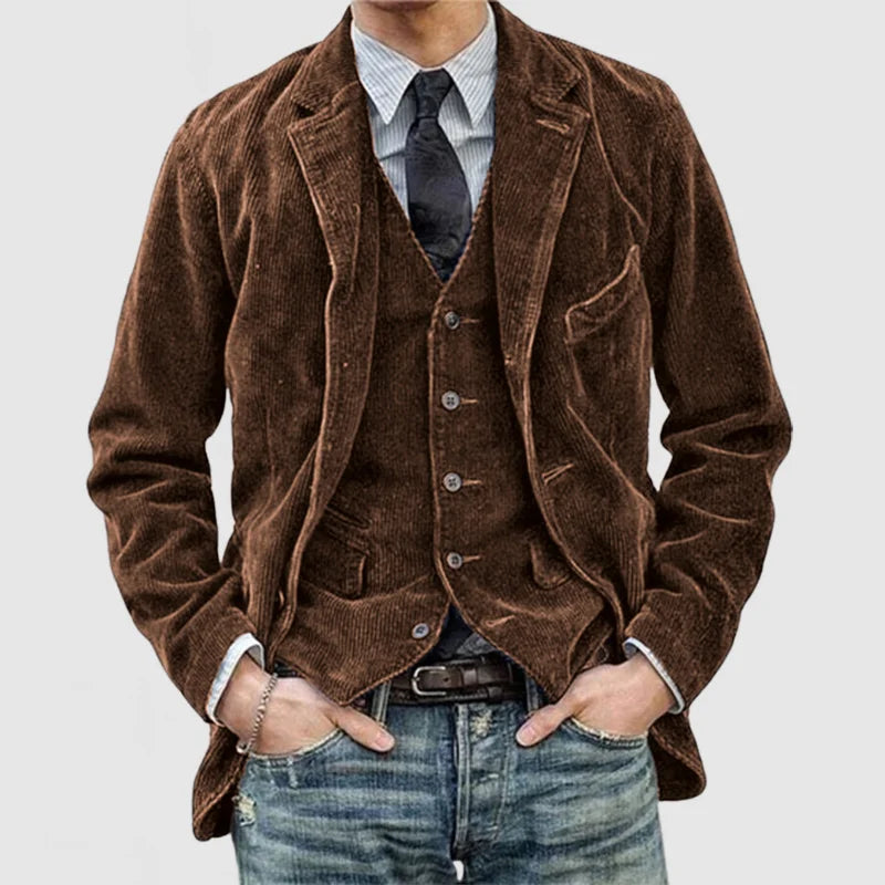 Camisa Americana Hombre Elegante Relajada
