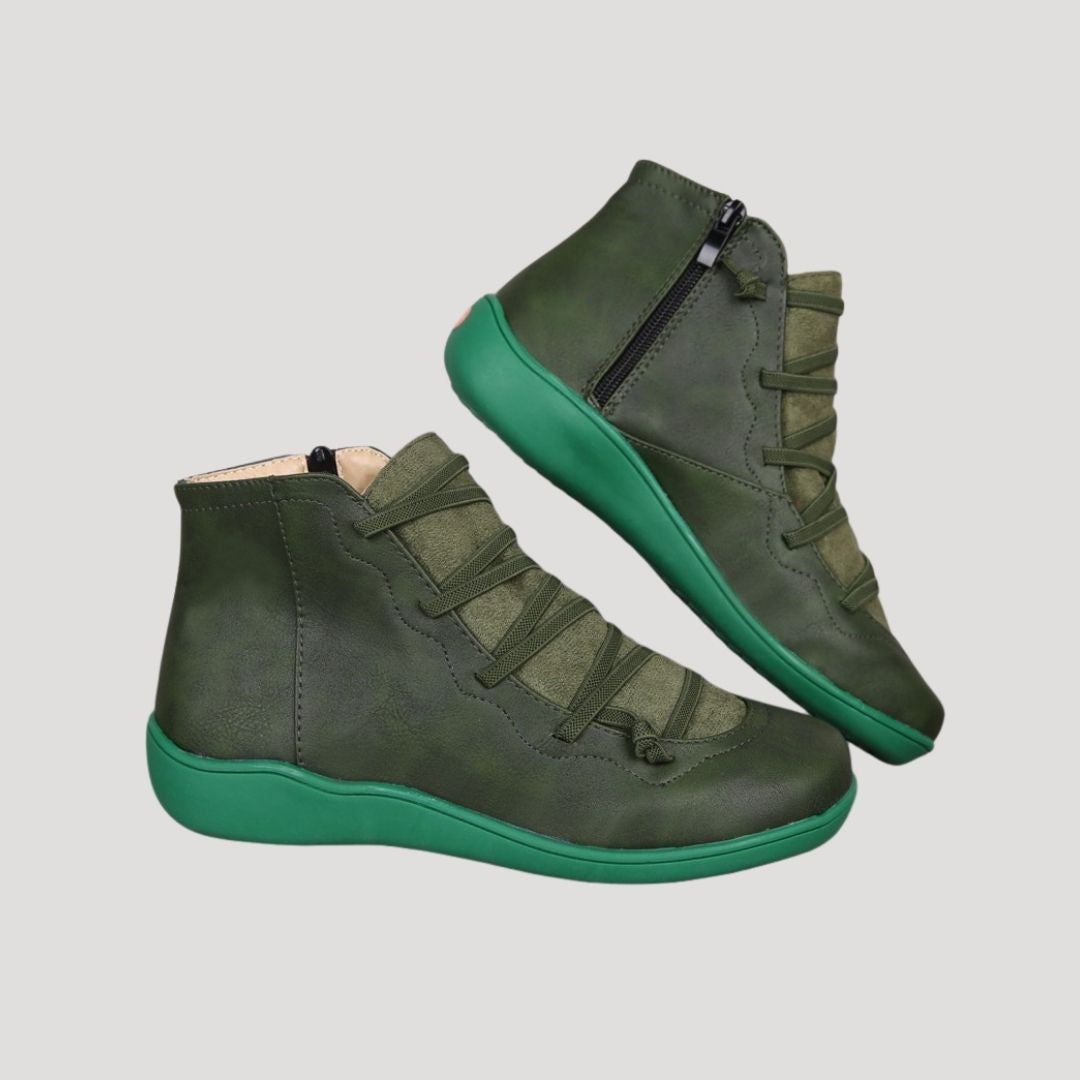 Botas Invierno Mujer Puntera Redonda