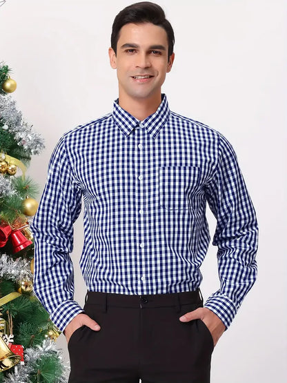 Camisa Cuadros Hombre Elegante - Vestiria