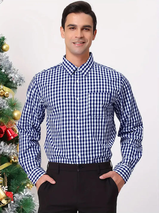 Camisa Cuadros Hombre Elegante - Vestiria