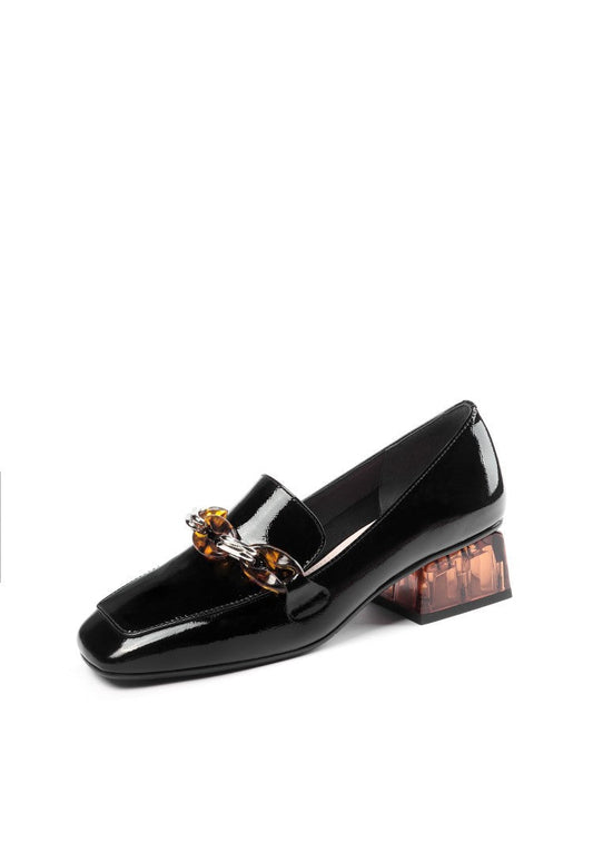 Zapatos Mujer Comfort con Tacón Medio y Cierre Práctico - Vestiria