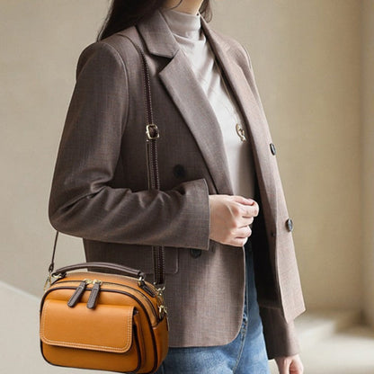 Bolso bandolera mujer cuero sintético elegante compacto - Vestiria
