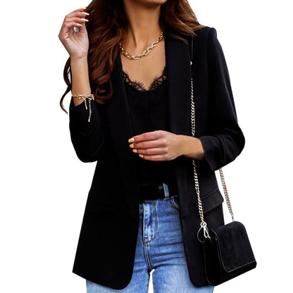 Chaquetilla Mujer Elegante Corte Amplio