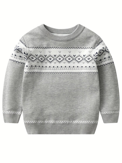 Sudadera Niño Colorida Cuello Redondo
