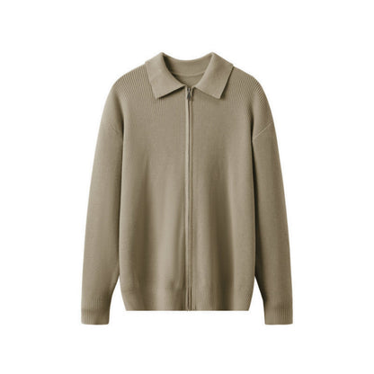 Jersey de punto cuello alto hombre