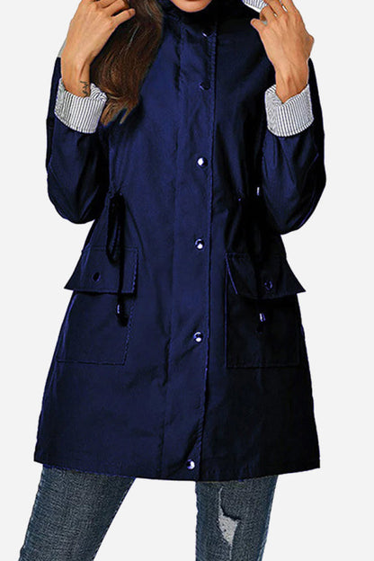 Chaqueta deportiva mujer con capucha ajustable