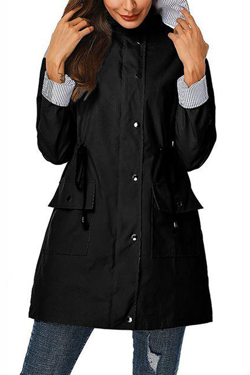 Chaqueta deportiva mujer con capucha ajustable