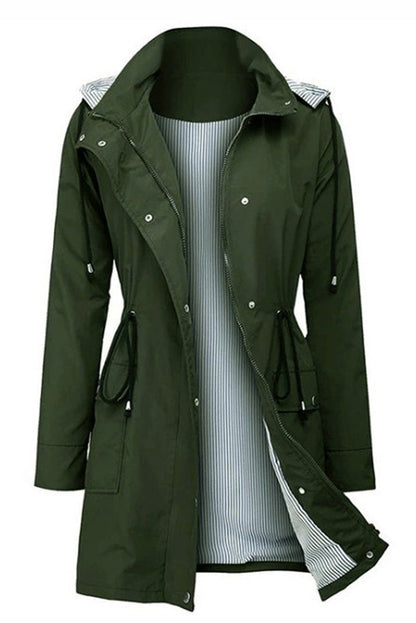 Chaqueta deportiva mujer con capucha ajustable