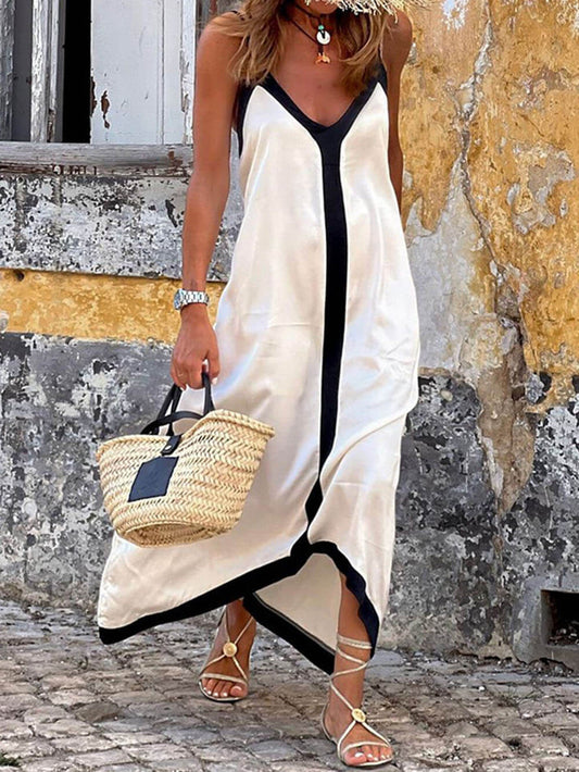 Vestido Maxi Elegante sin Mangas para Mujer - Vestiria