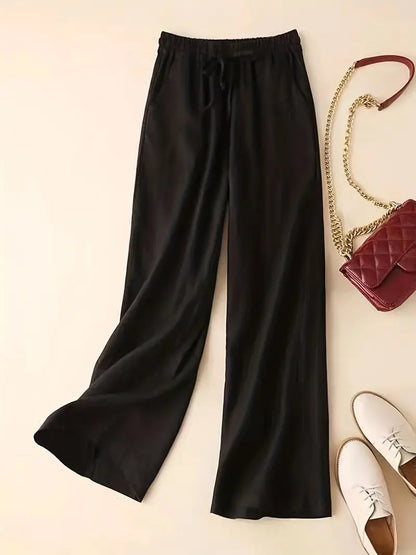 Pantalón Lino Clásico Mujer - Vestiria