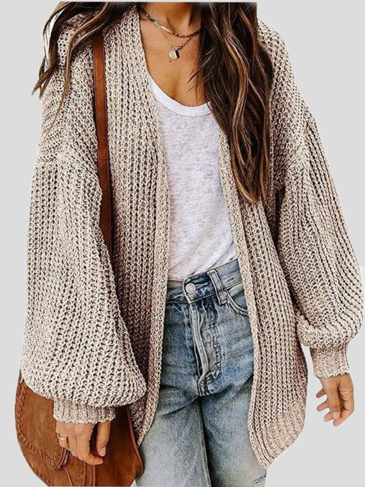 Chaqueta de punto suave y cómoda
