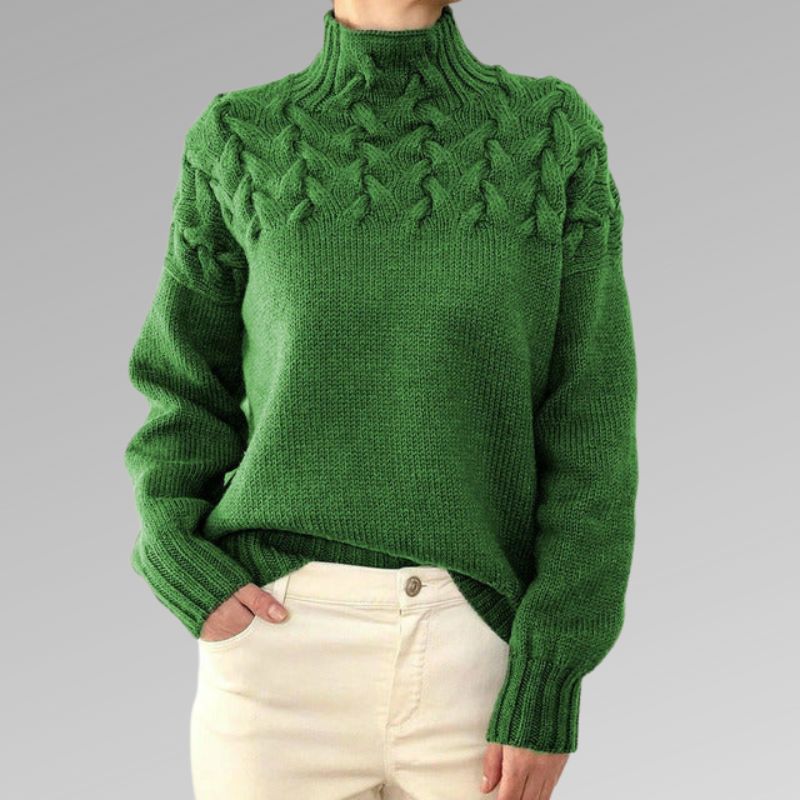 Jerséis de punto cuello alto elegantes