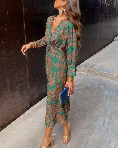 Vestido Largo Mujer Elegante Estilo Clásico