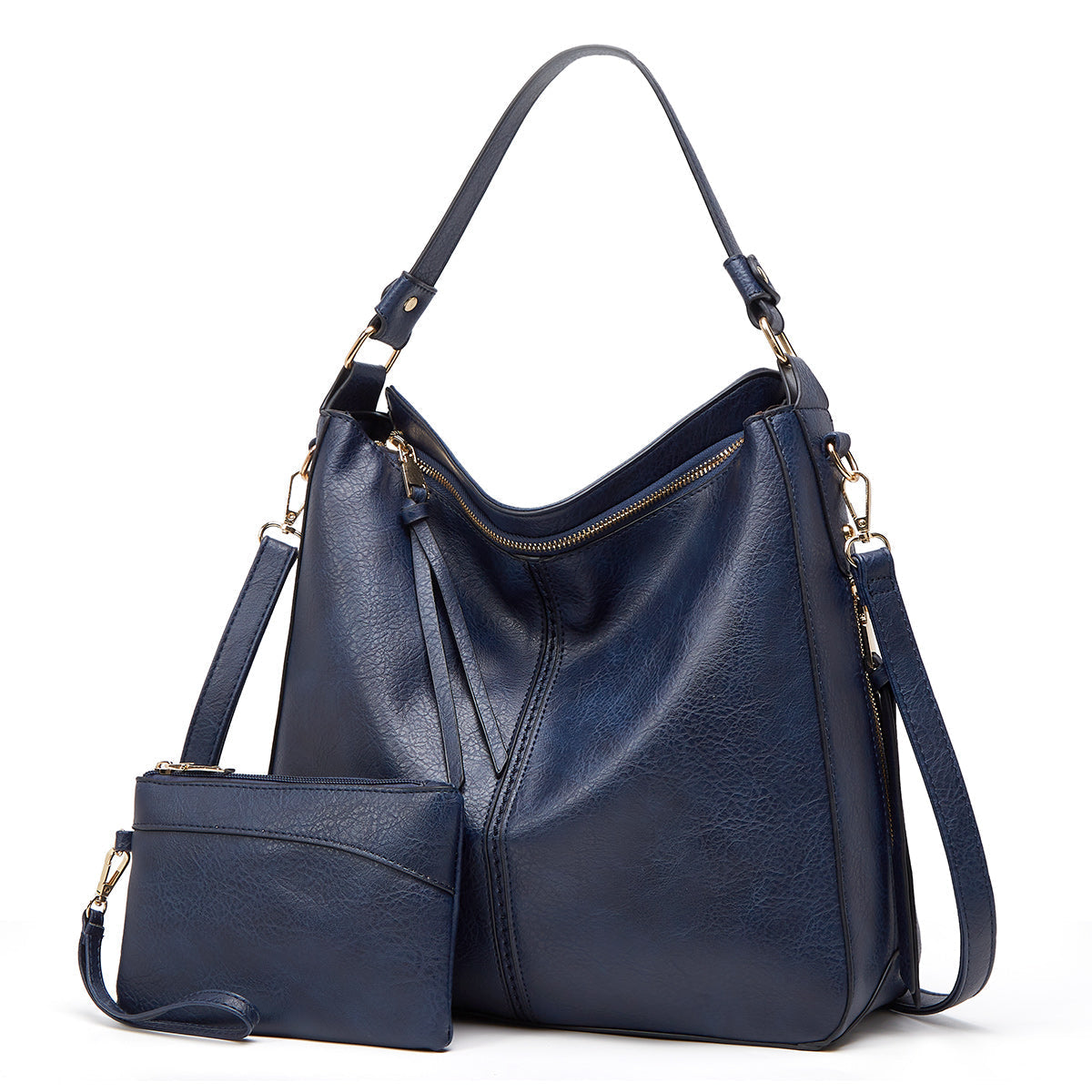 Bolso Bandolera y Minibolso de Piel Imitación