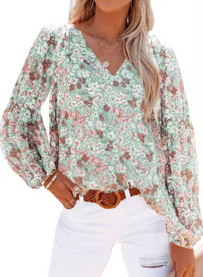 Blusa Ligera Florales Estilo Boho