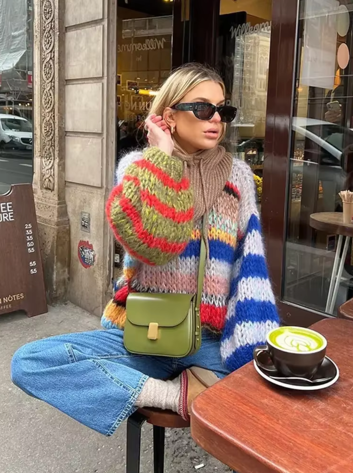 Suéter Grande Punto Mujer - Vestiria