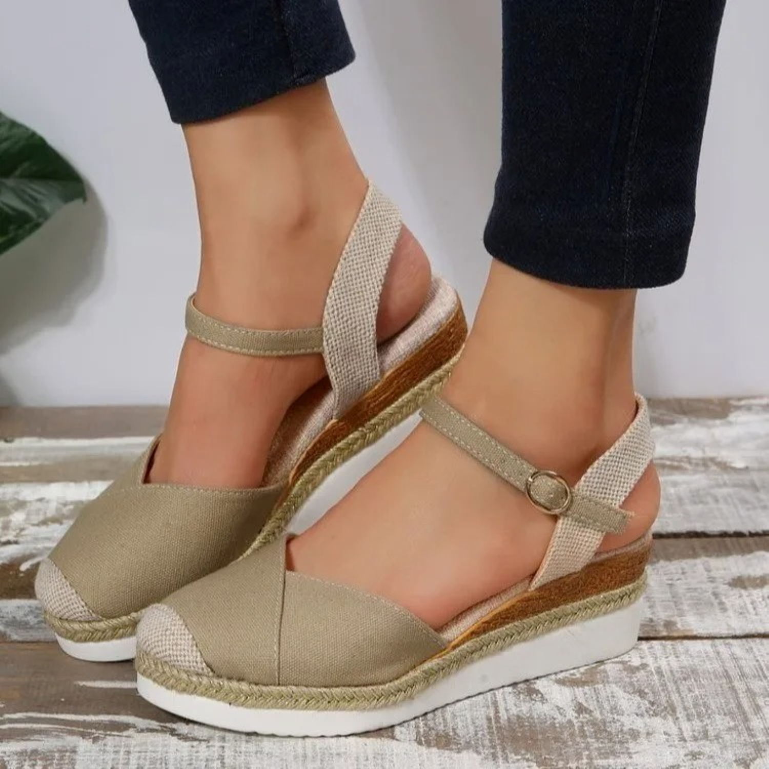 Sandalias Mujer Verano Cómodas con Hebilla - Vestiria