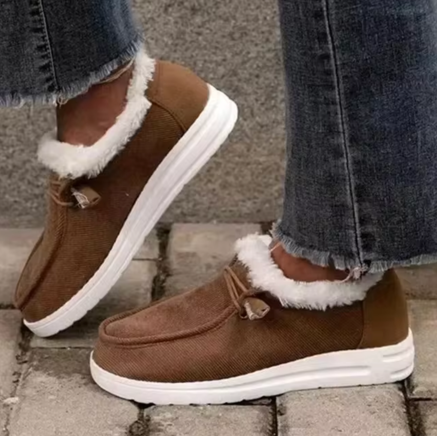Botas Felpa Suaves Algodón