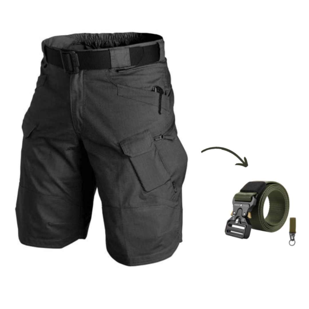 Pantalones Cortos Cargo Multibolsillo
