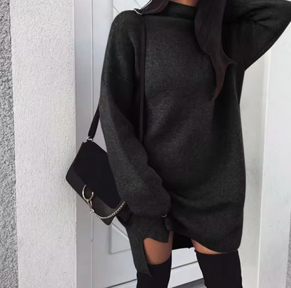 Vestido Invierno Mujer Abultado Cálido