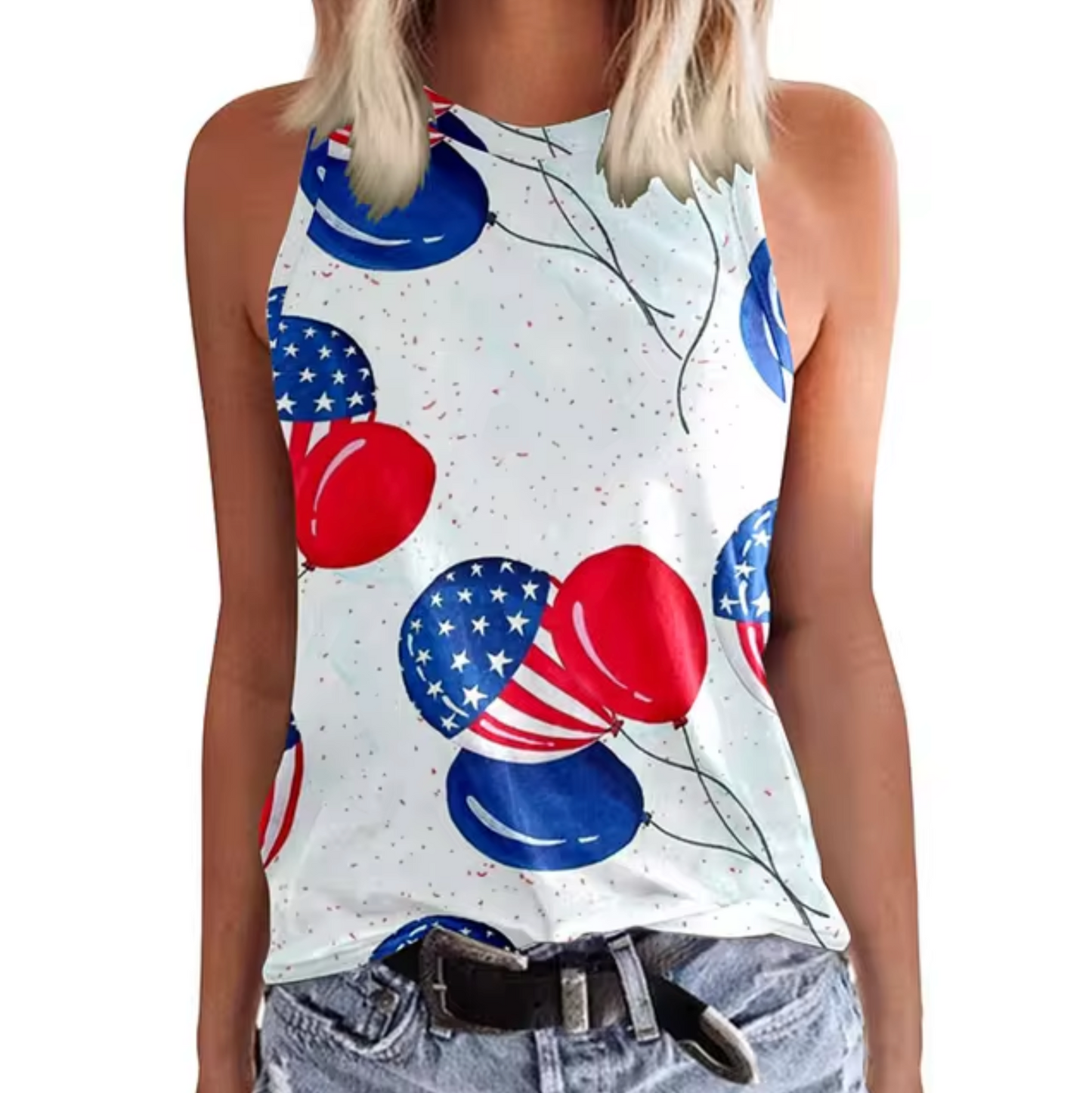 Camisetas Top Estampadas Mujer