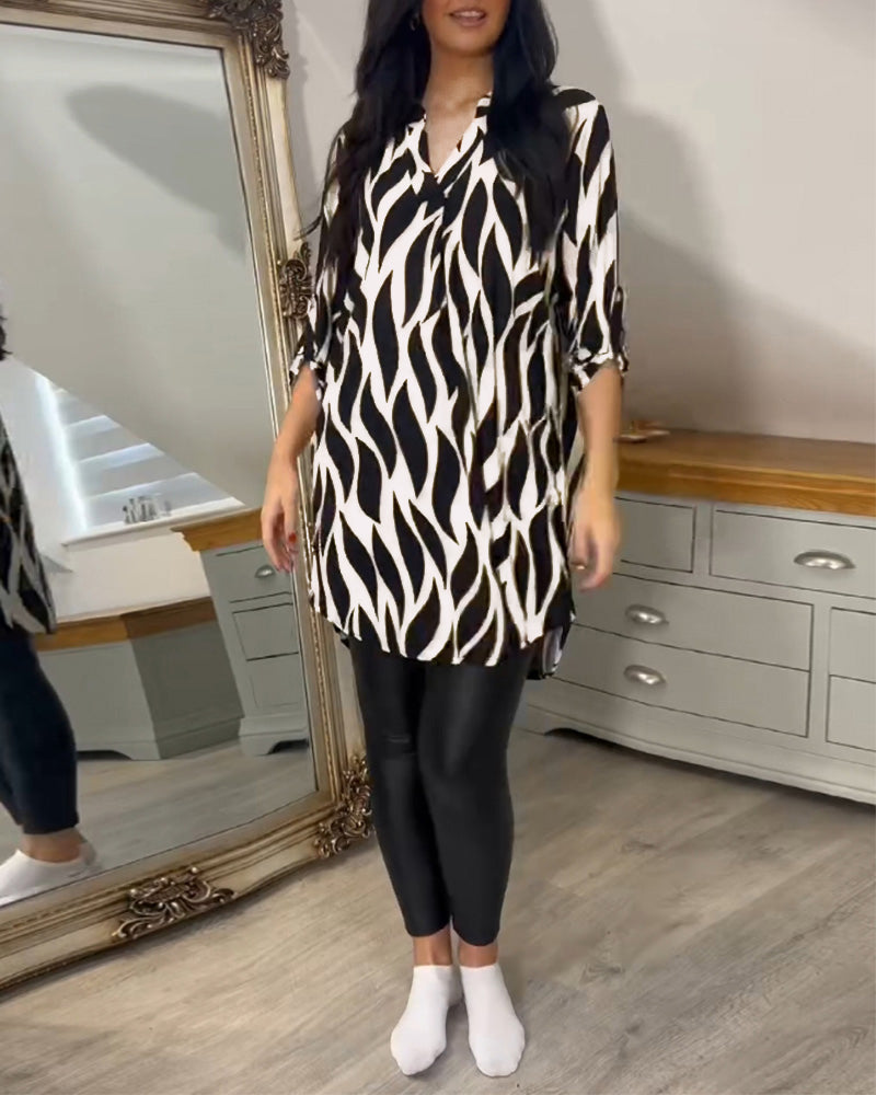 Blusa mujer estampada moda urbana