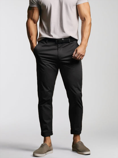 Pantalones chinos elásticos y cómodos de hombre