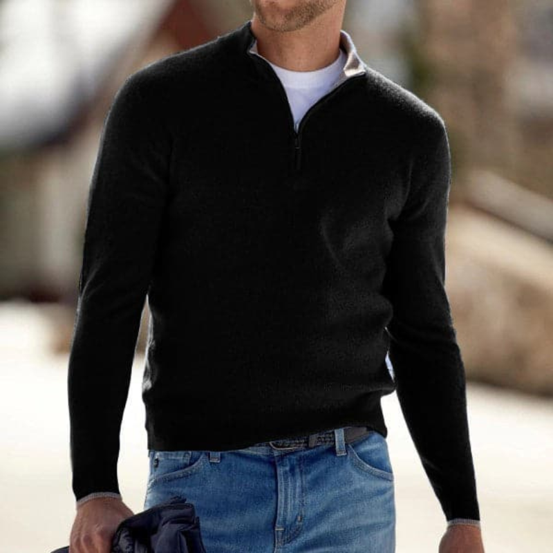 Sudadera Hombre Manga Larga Cremallera Deportiva - Vestiria