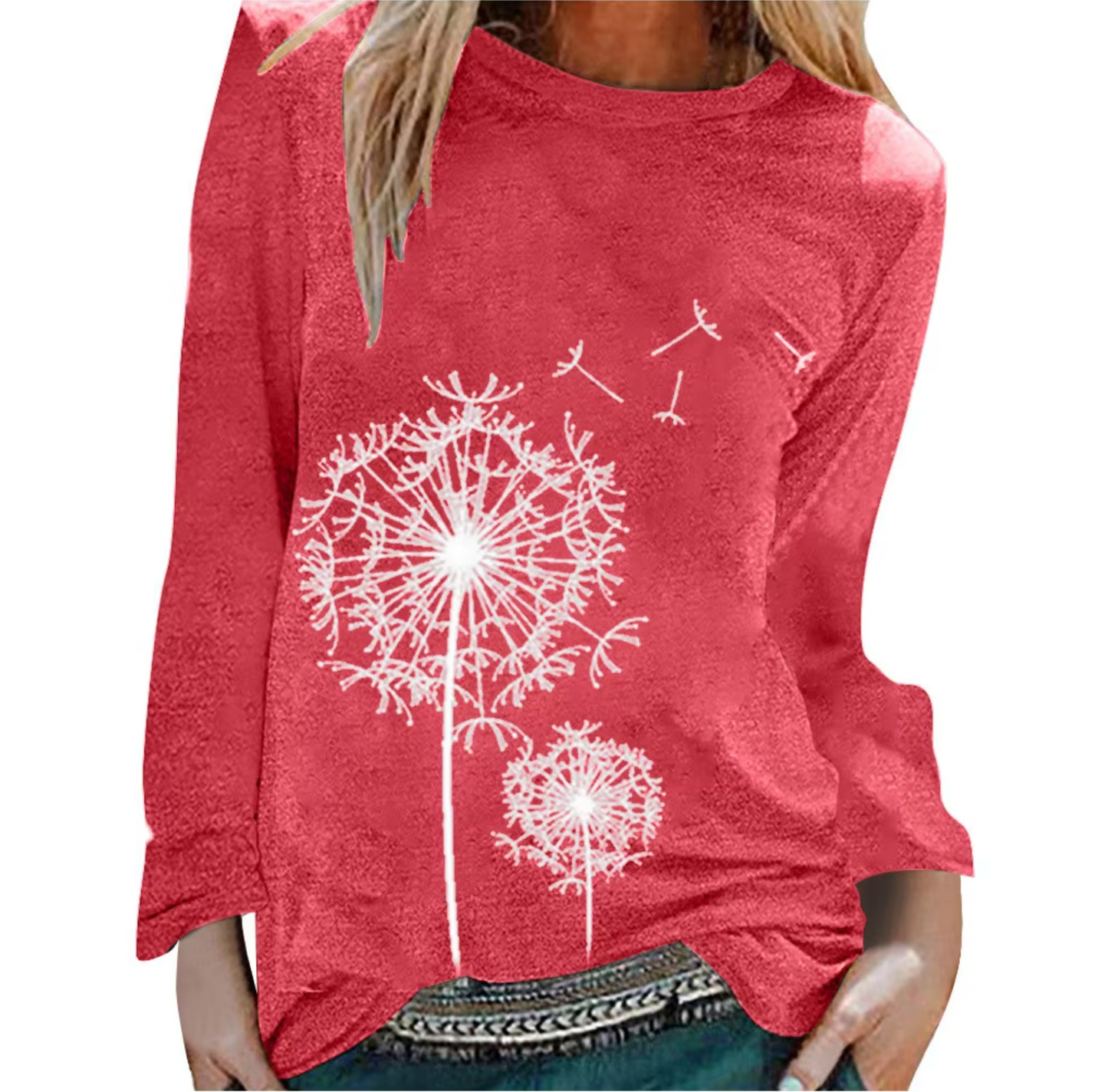 Camiseta Casual Manga Larga