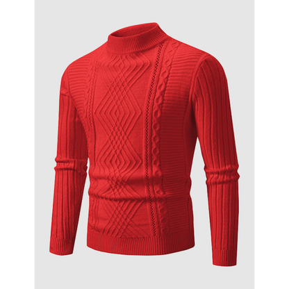 Jersey de punto clásico para hombre