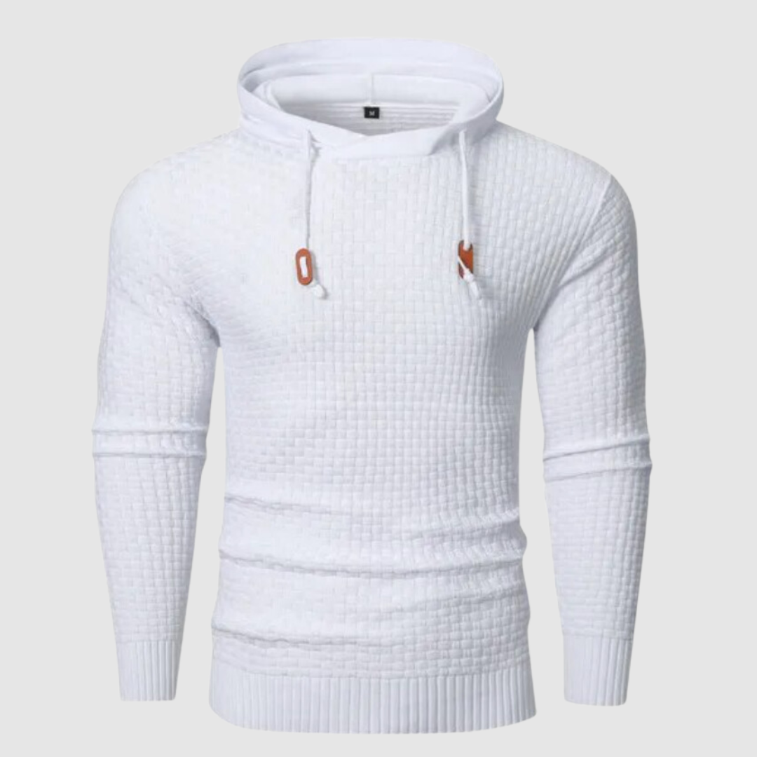 Sudadera Hombre Capucha Cuello Alto