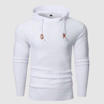 Sudadera Hombre Capucha Cuello Alto