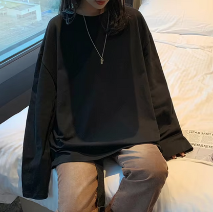 Camisa Grande Manga Larga Confortable