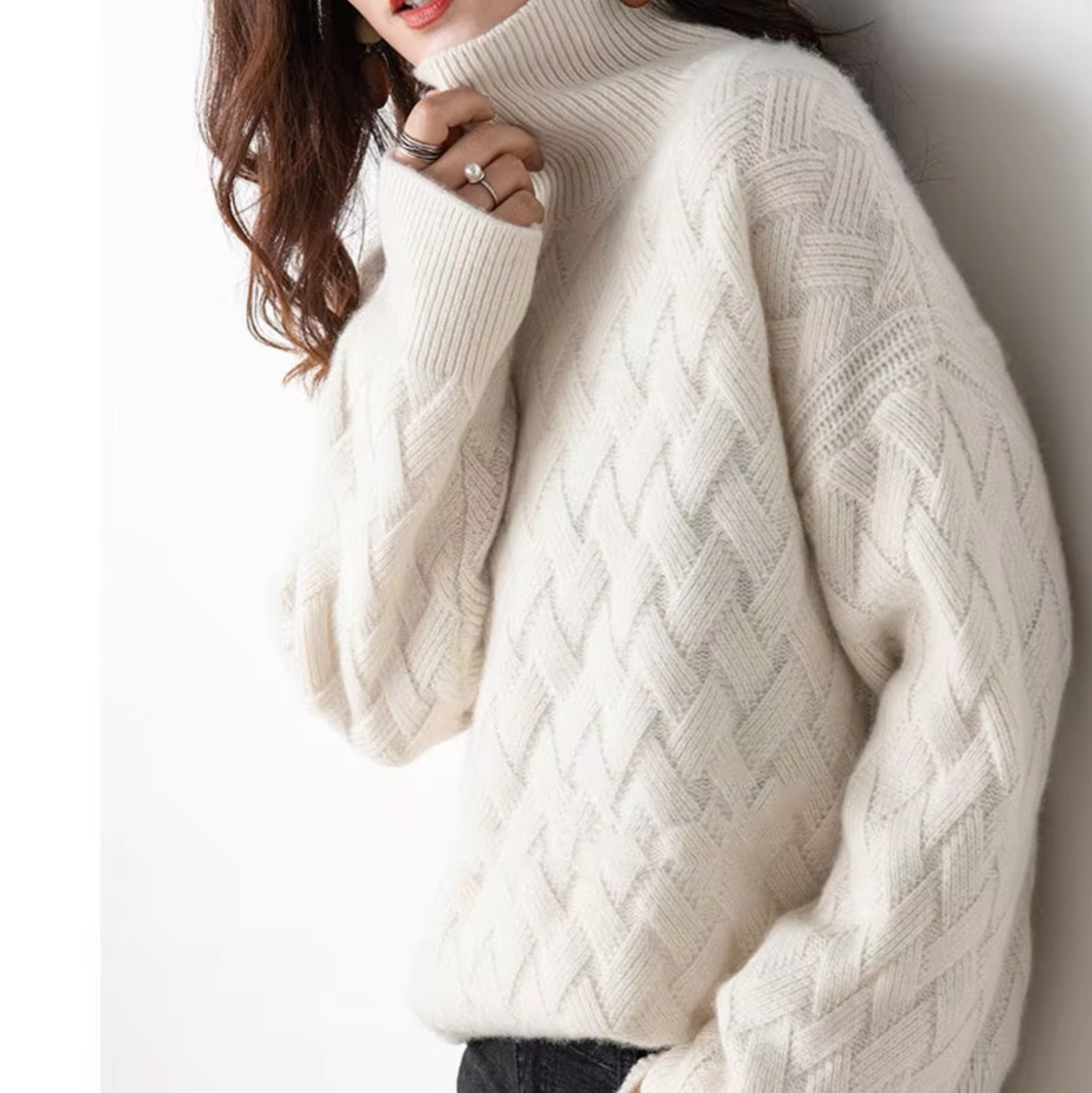 Sudadera Cachemira Grande y Acogedora - Vestiria